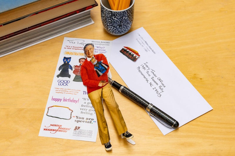 The Unemployed Philosophers Guild Mister Rogers Quotable Notable - Greeting Card and Sticker Sheet - Envelope Included - Image 1